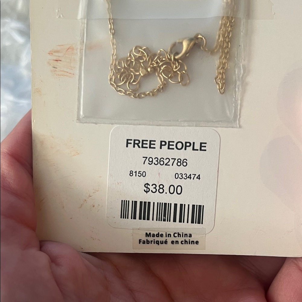 Free People Gold Astrology Necklace in Cancer - Picture 6 of 6